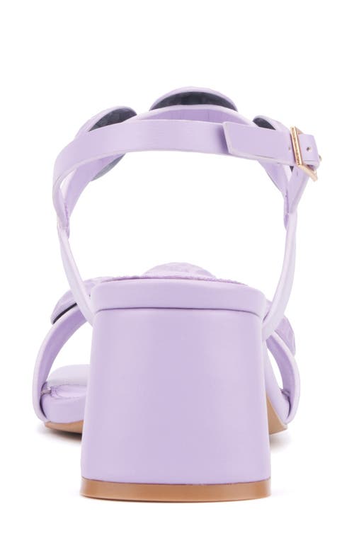Torgeis Felicia Square Toe Sandal In Lilac