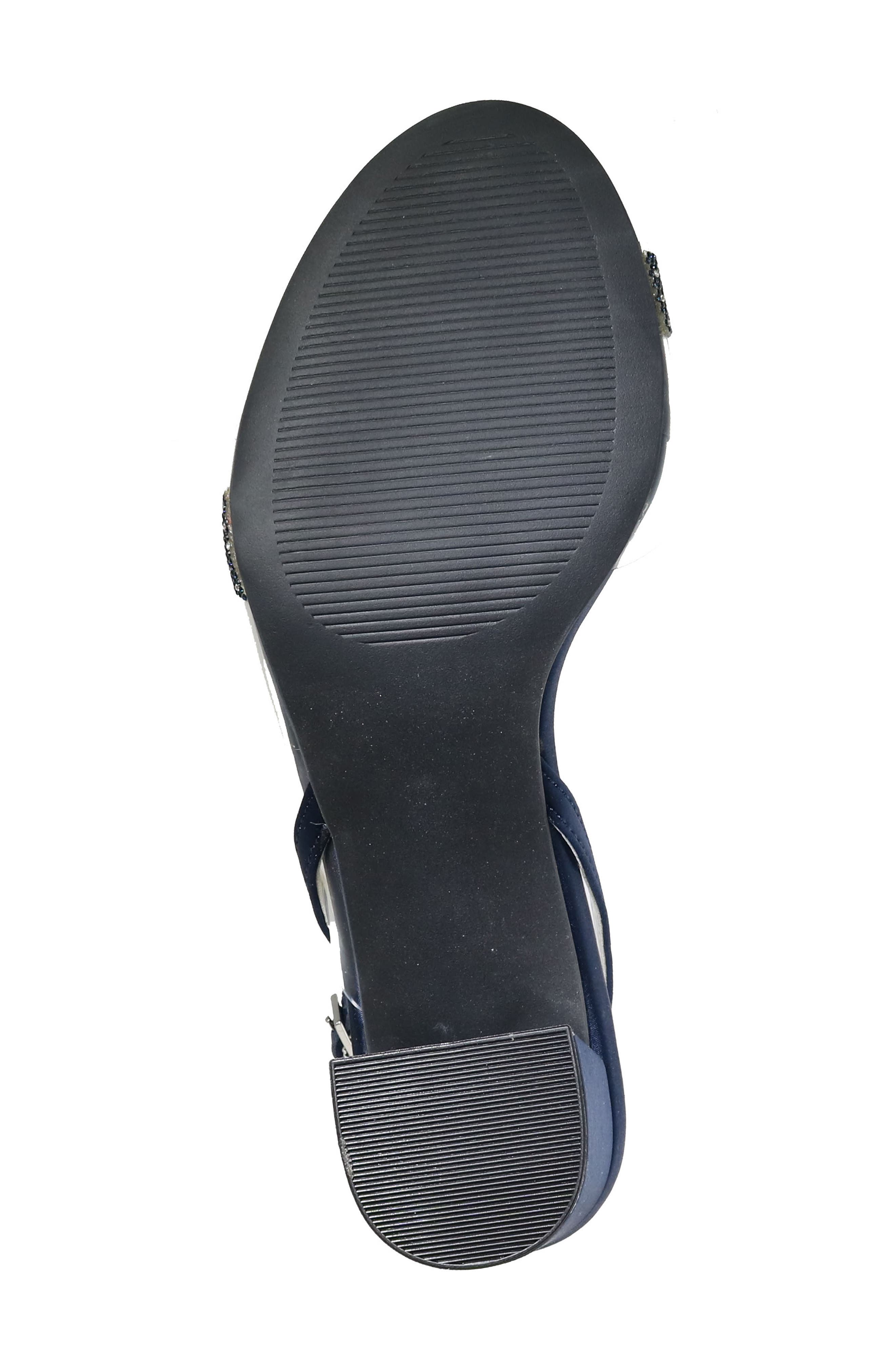 Night d'Orsay Sandal, Alternate, color, NAVY SATIN