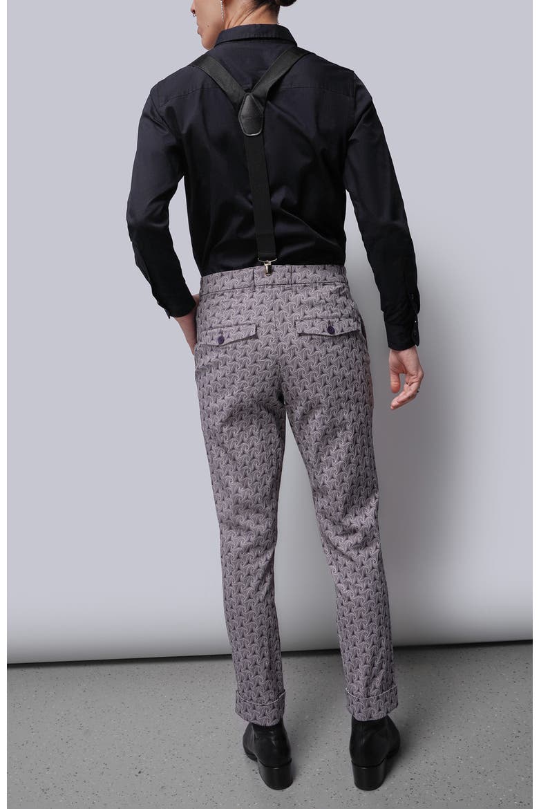 The Empower Jacquard Trouser, Alternate, color, PLUM