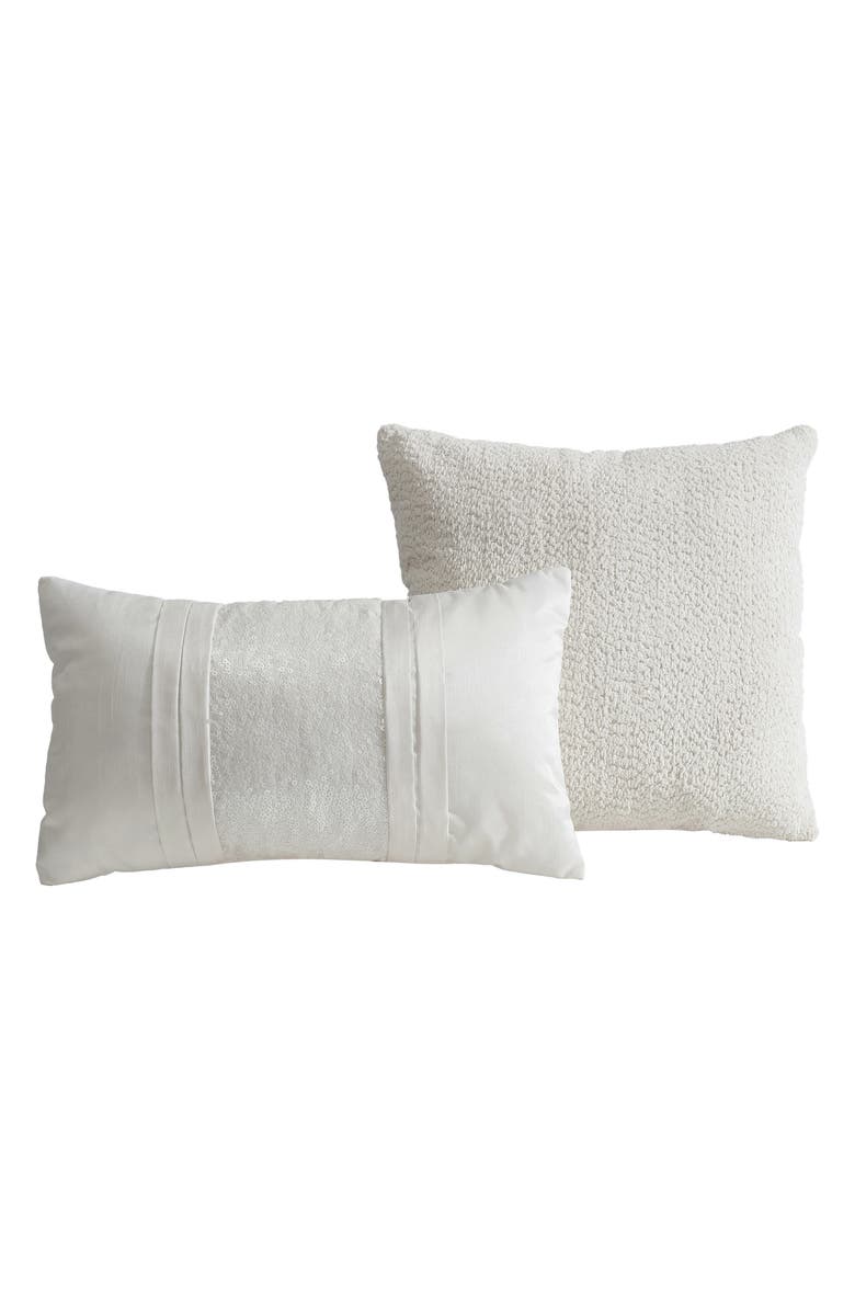 Tahari Sterling 5-Piece Comforter Set, Alternate, color, Bright White