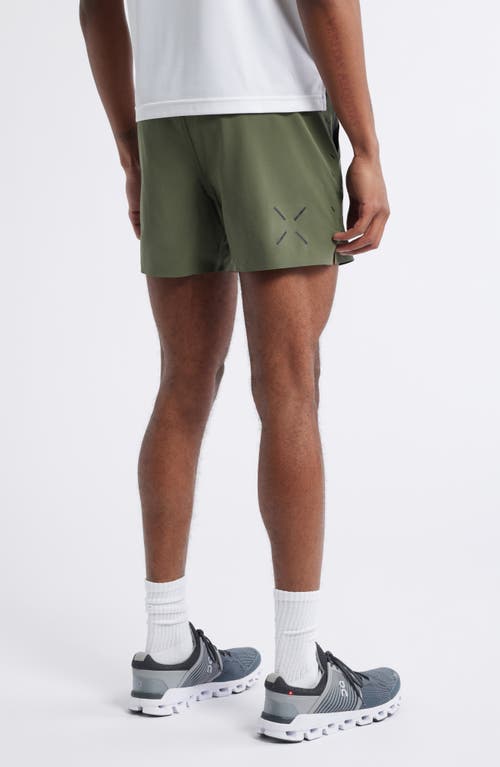 Ten Thousand Interval Lined 5-inch Training Shorts In Green
