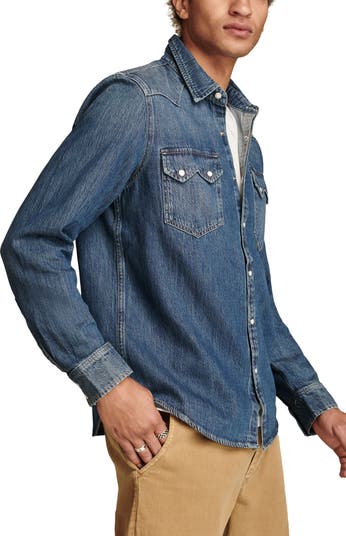 Core Denim Western Snap-Up Shirt