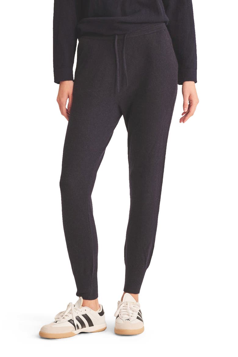 Signature Cashmere Jogger, Alternate, color, Navy