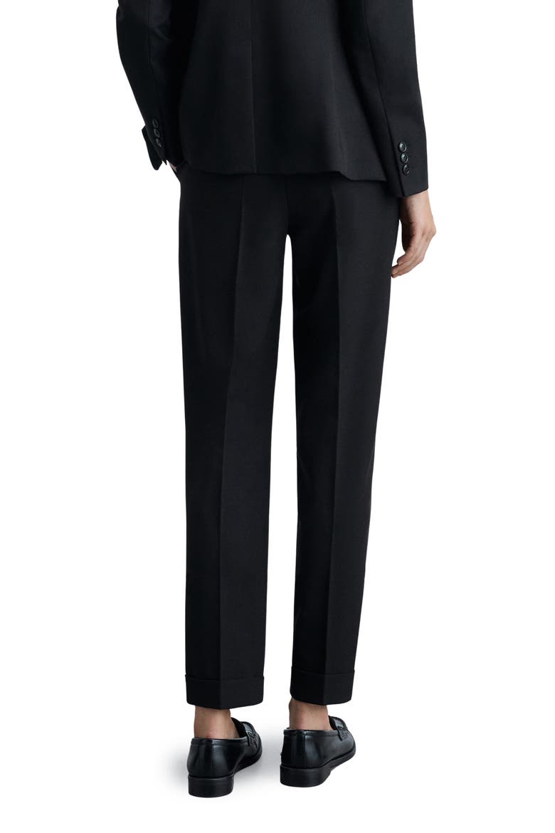 Straight Leg Suit Pants, Alternate, color, BLACK