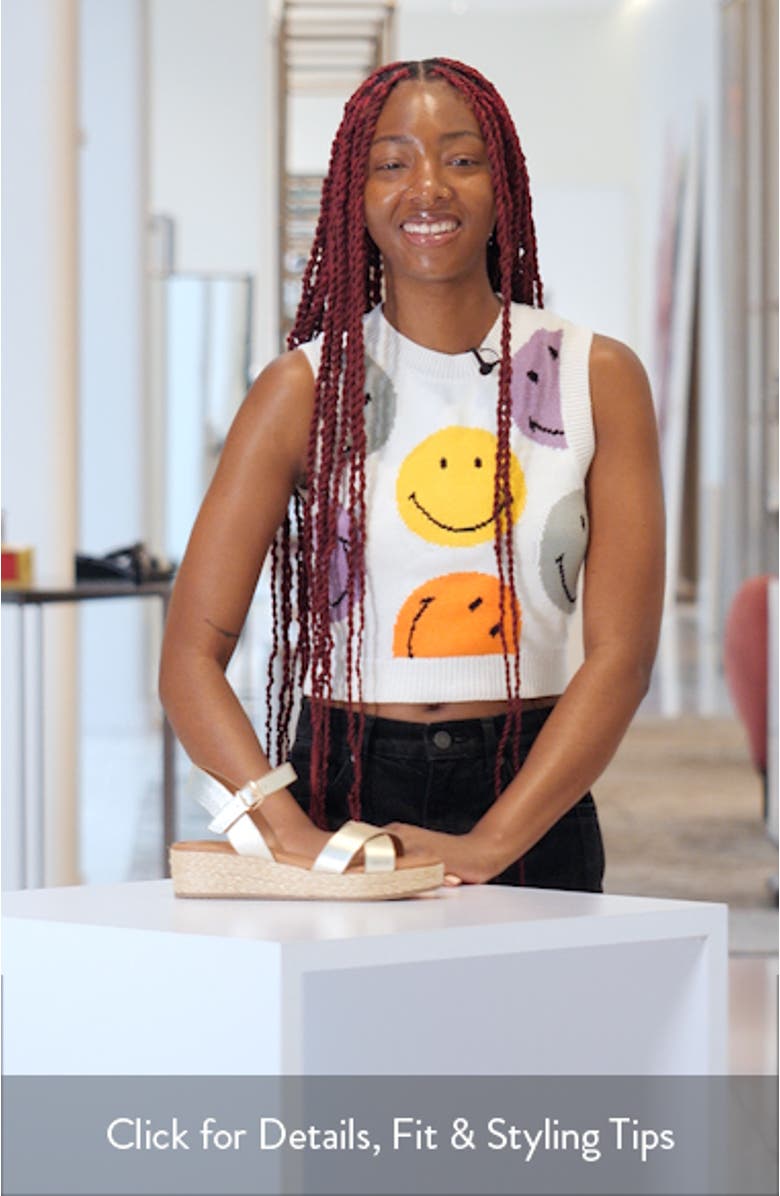 Linnie Platform Wedge Sandal, sales video thumbnail