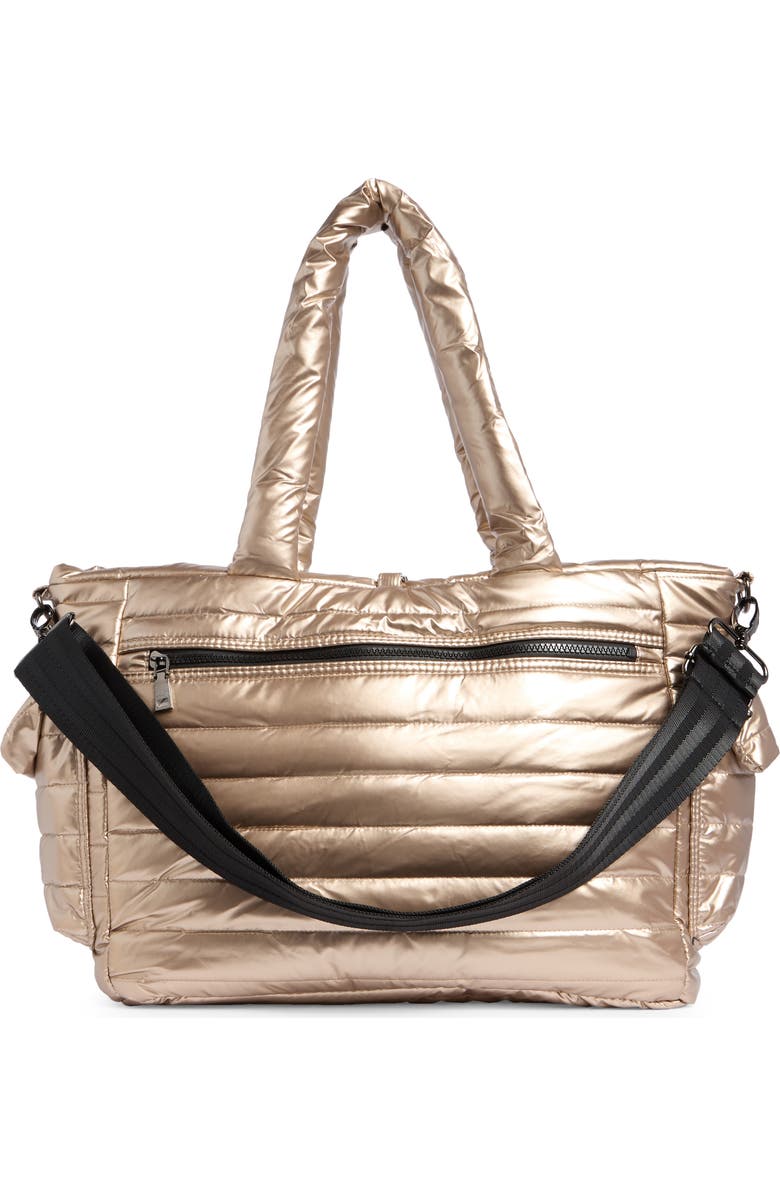 THINK ROYLN Two Faced Reversible Tote, Alternate, color, Pearl Cashmere