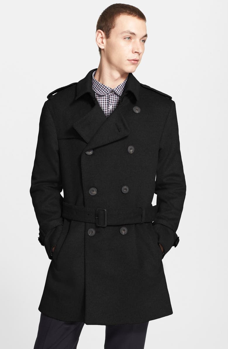 Burberry London 'Britton' Double Breasted Trench Coat, Alternate, color, 