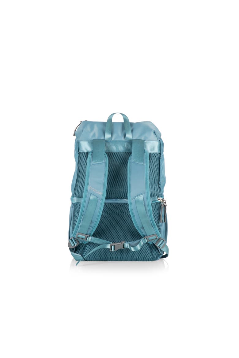 Tarana Recycled Backpack Cooler, Alternate, color, Aurora Blue