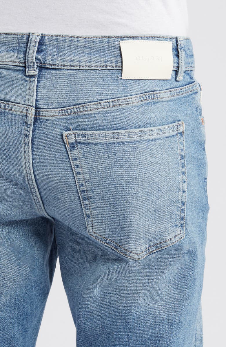 DL1961 Russell Slim Straight Leg Jeans, Alternate, color, Aged Mid Performance