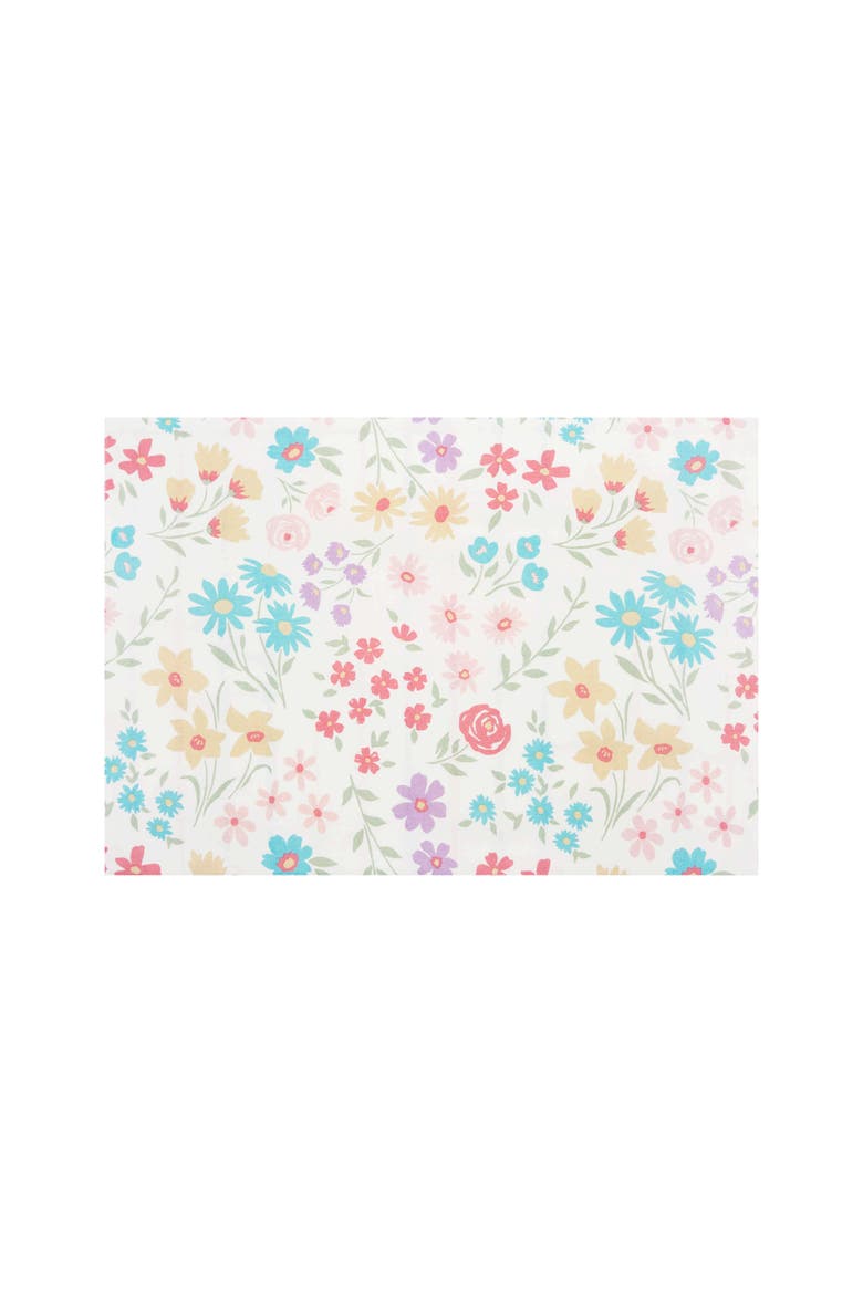 Bunnies & Blooms Placemats Set of 6 14" x 20", Alternate, color, Blue