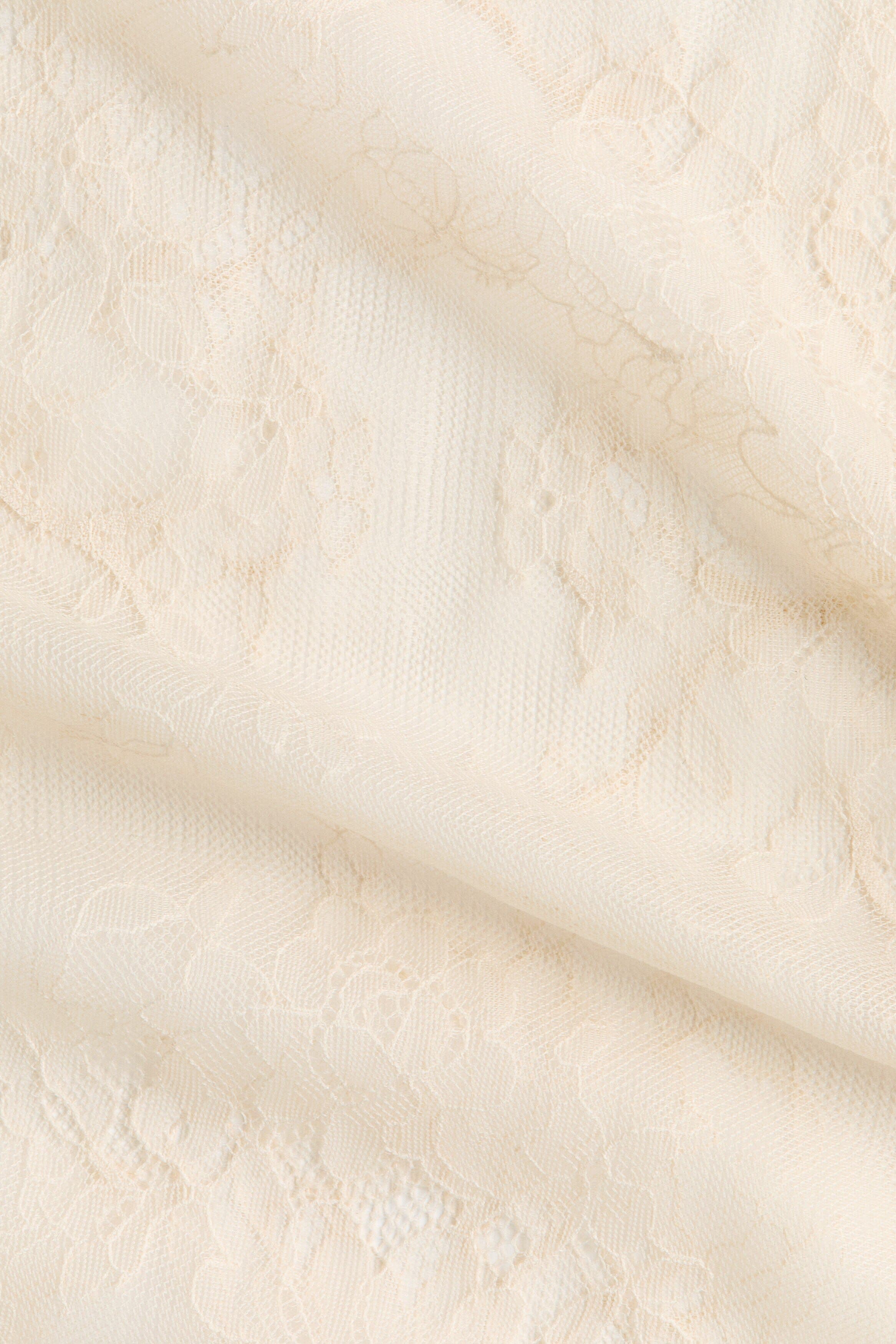 H&M Lace Hip Scarf, Alternate, color, Light Beige