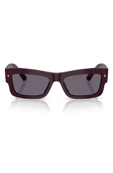 53mm Rectangular Sunglasses