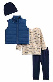 Kids' 4-Piece Puffer Vest Set