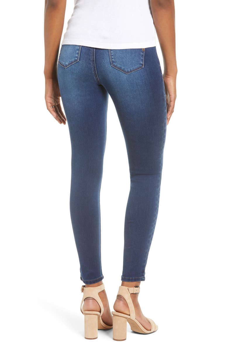 1822 Denim Butter Ankle Skinny Maternity Jeans, Alternate, color, 