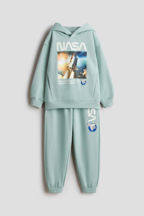 2-piece Printed Sweatshirt Set