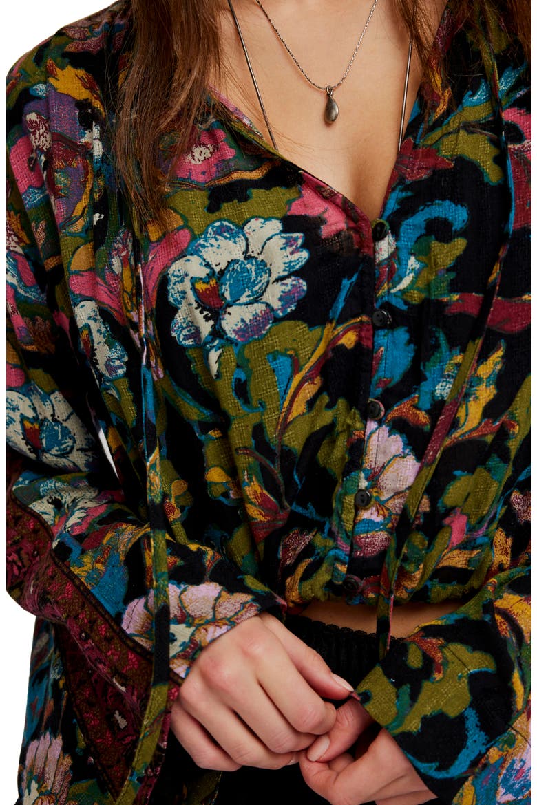 Juliette Printed Top, Alternate, color, BLACK COMBO