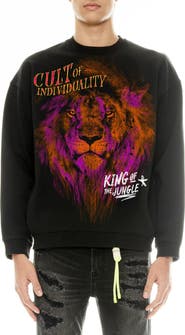 Cult of Individuality King of the Jungle Graphic Sweatshirt