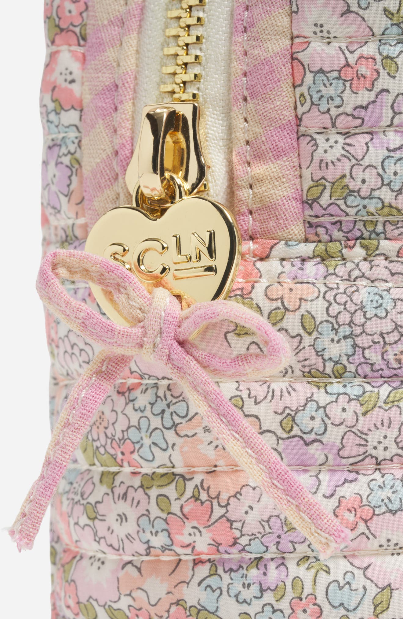 Stoney Clover Lane x Liberty Small Quilted Cotton Pouch, Alternate, color, Michelle