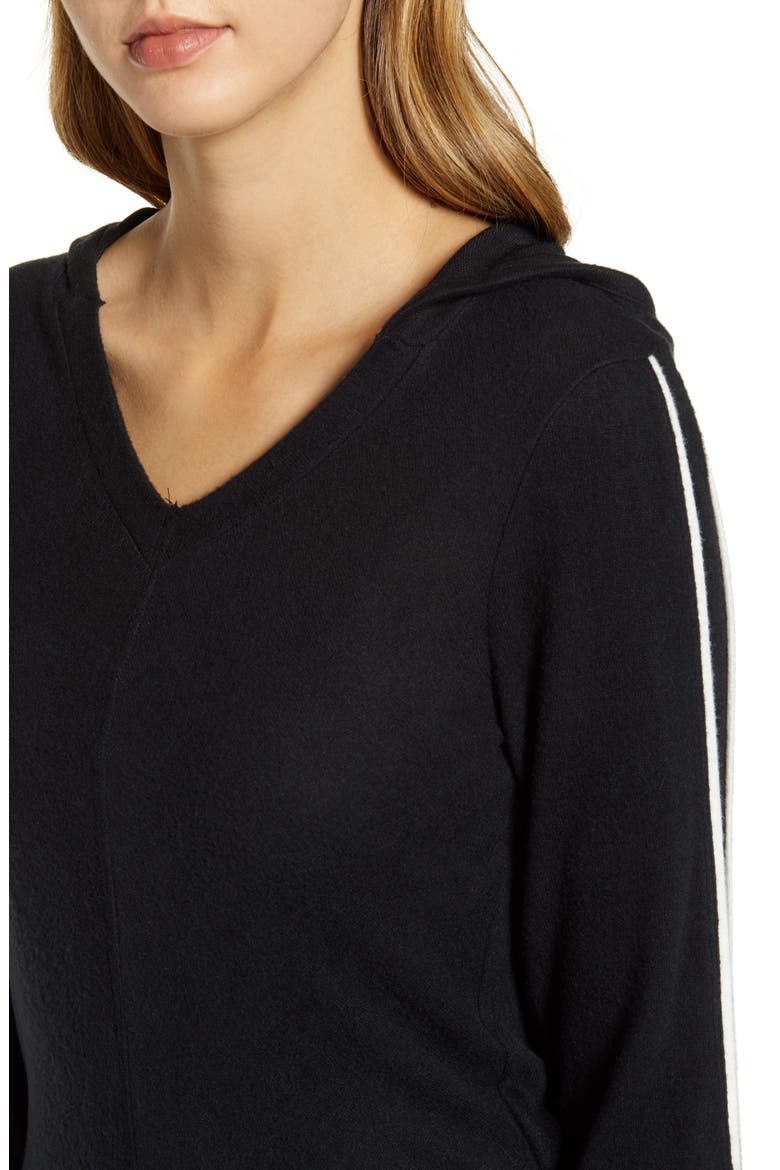 Sweater Hoodie, Alternate, color, BLACK