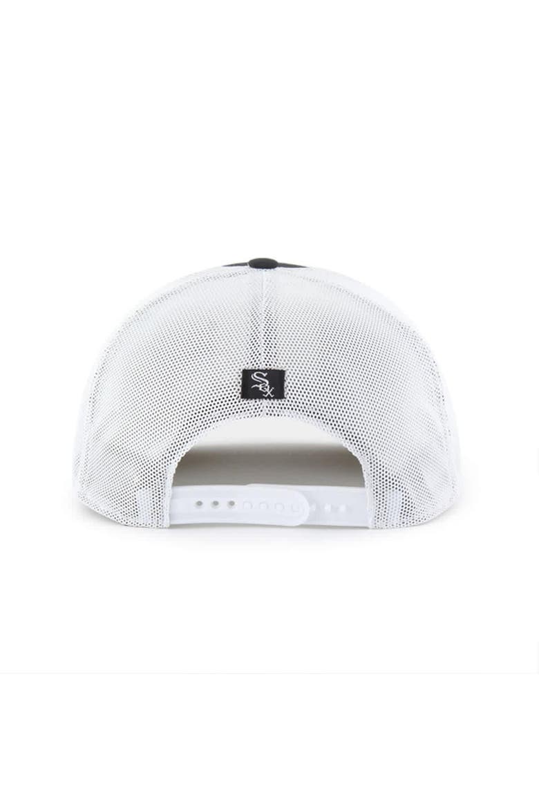 Men's '47 Black/White Chicago White Sox Scratch Adjustable Trucker Hat, Alternate, color, Black