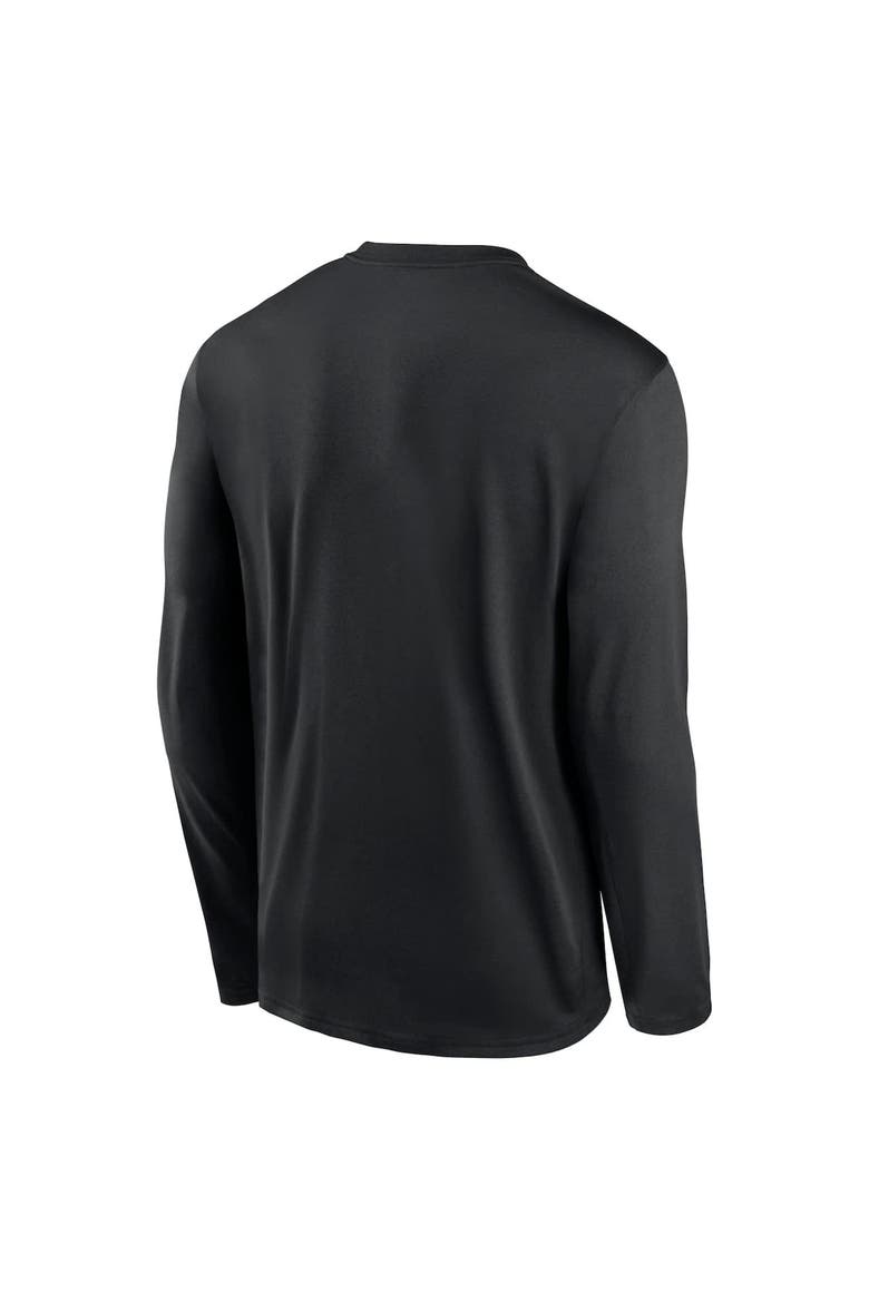 Men's Nike Black Las Vegas Raiders Icon Legend Performance Long Sleeve T-Shirt, Alternate, color, Black