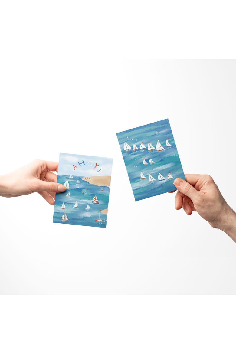 Everyday Greeting Card Pack Sets (3 ct, Assorted) Ahoy, Tote, Regatta Thanks, Alternate, color, Multi-Pack