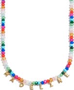 BaubleBar Beaded Custom Letter Necklace