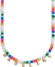 BaubleBar Beaded Custom Letter Necklace