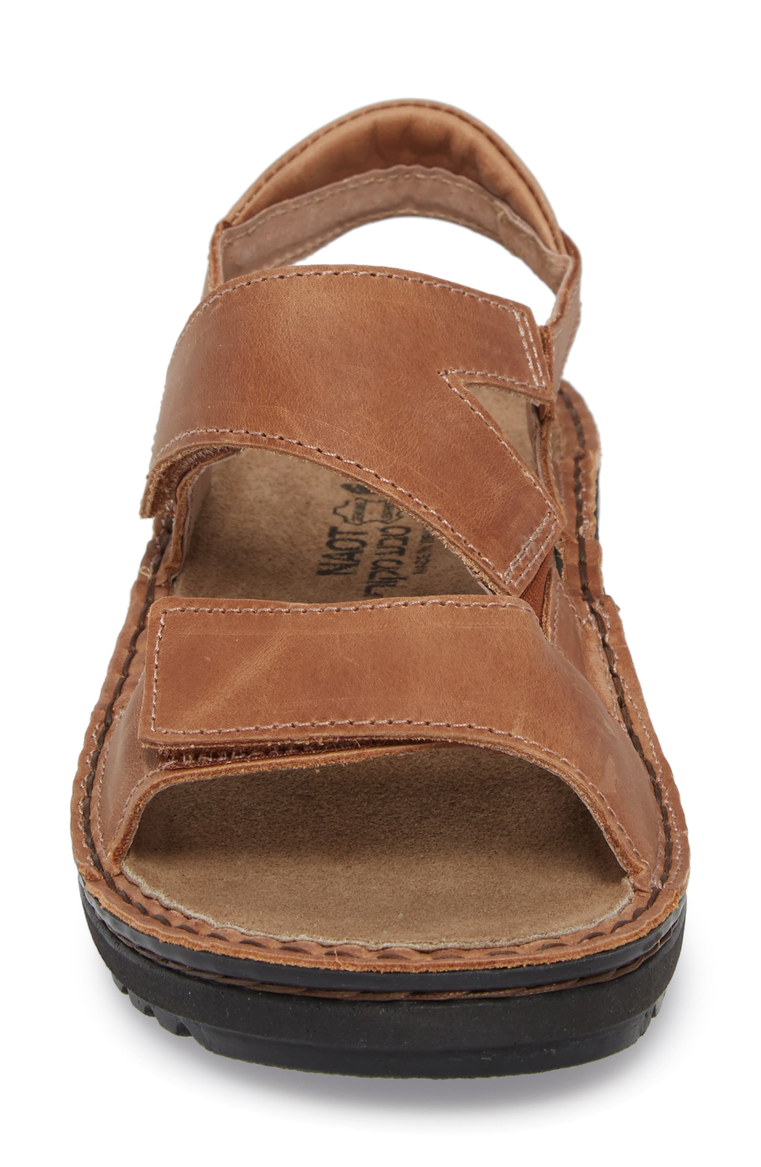 Naot Enid Sandal, Alternate, color, Latte Brown Leather