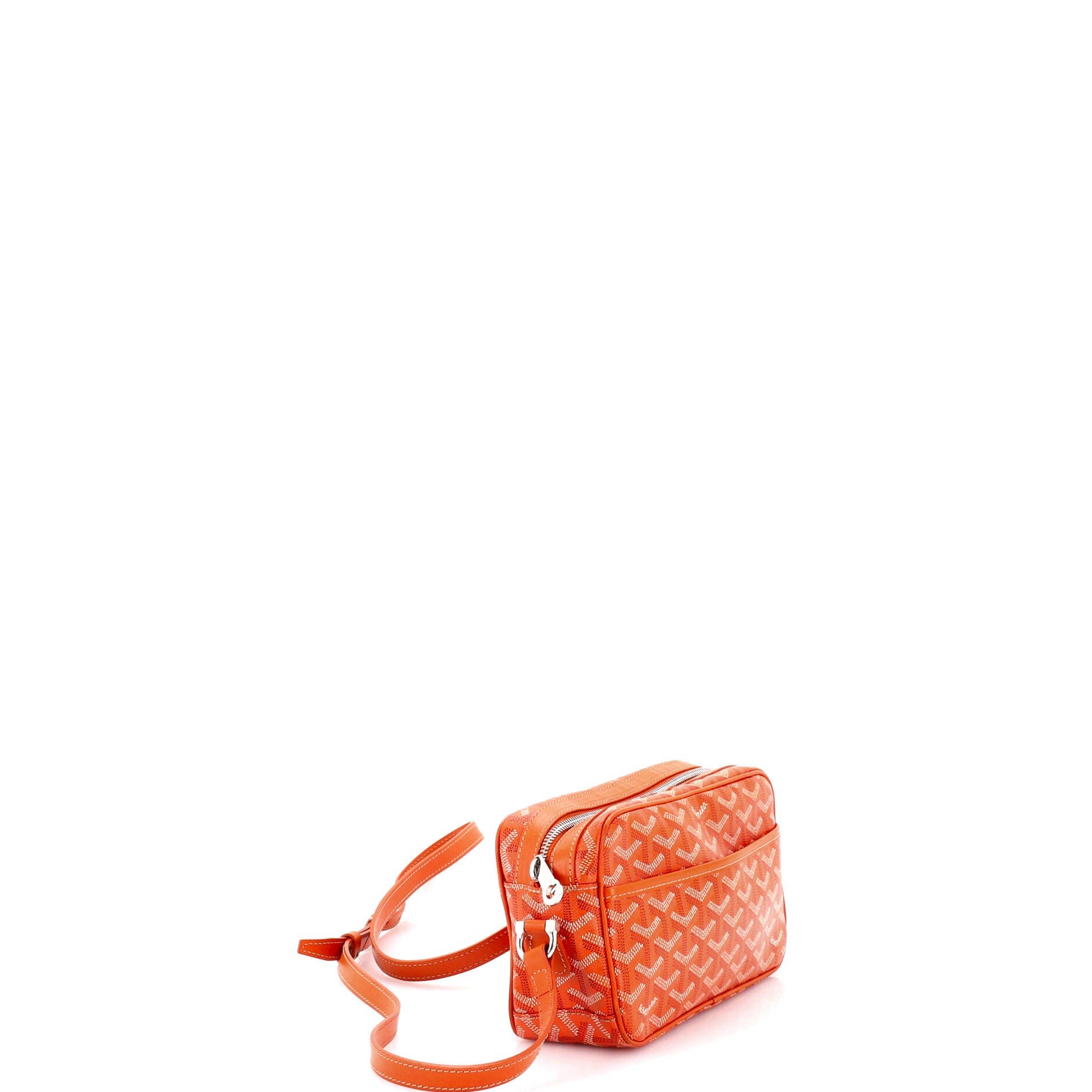 Pre-Owned Goyard Cap Vert Bag Coated Canvas, Alternate, color, Orange