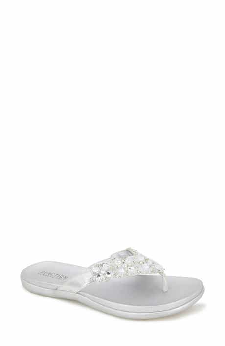 Kenneth Cole Reaction Glam-Athon Embellished Thong Sandal