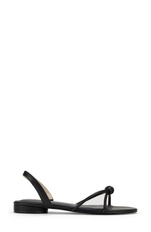 Yosi Samra Alison Knot Slingback Sandal In Black