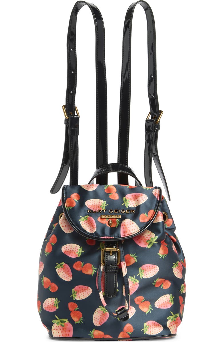 Kurt Geiger London Portobello Small Backpack, Main, color, Open Blue