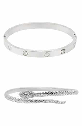 Set of 2 Snake & Clover Bracelets
