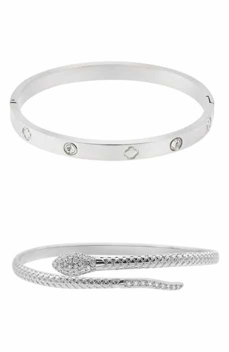 Set of 2 Snake & Clover Bracelets