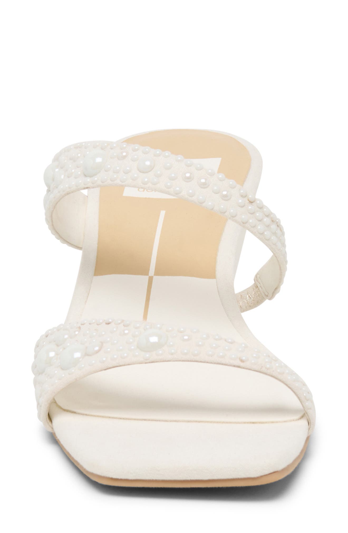 Dolce Vita Quilan Pearly Wedge Sandal, Alternate, color, Ivory Stella
