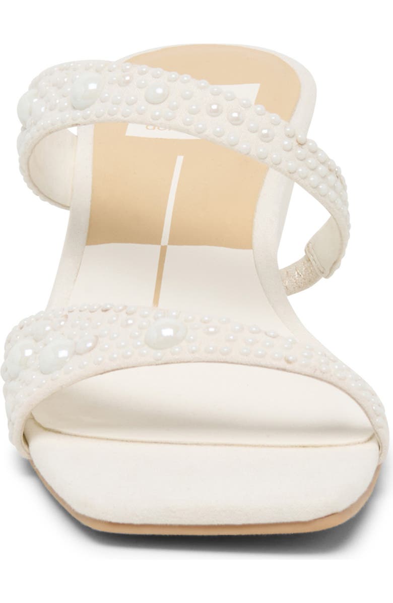 Dolce Vita Quilan Pearly Wedge Sandal, Alternate, color, Ivory Stella