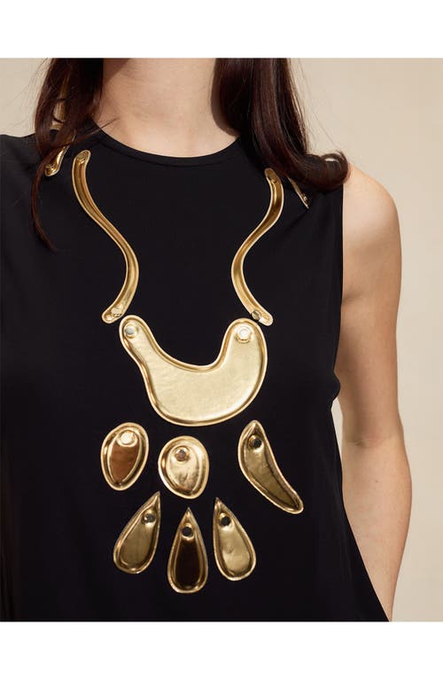 Cynthia Rowley Calypso Tank Top In Black