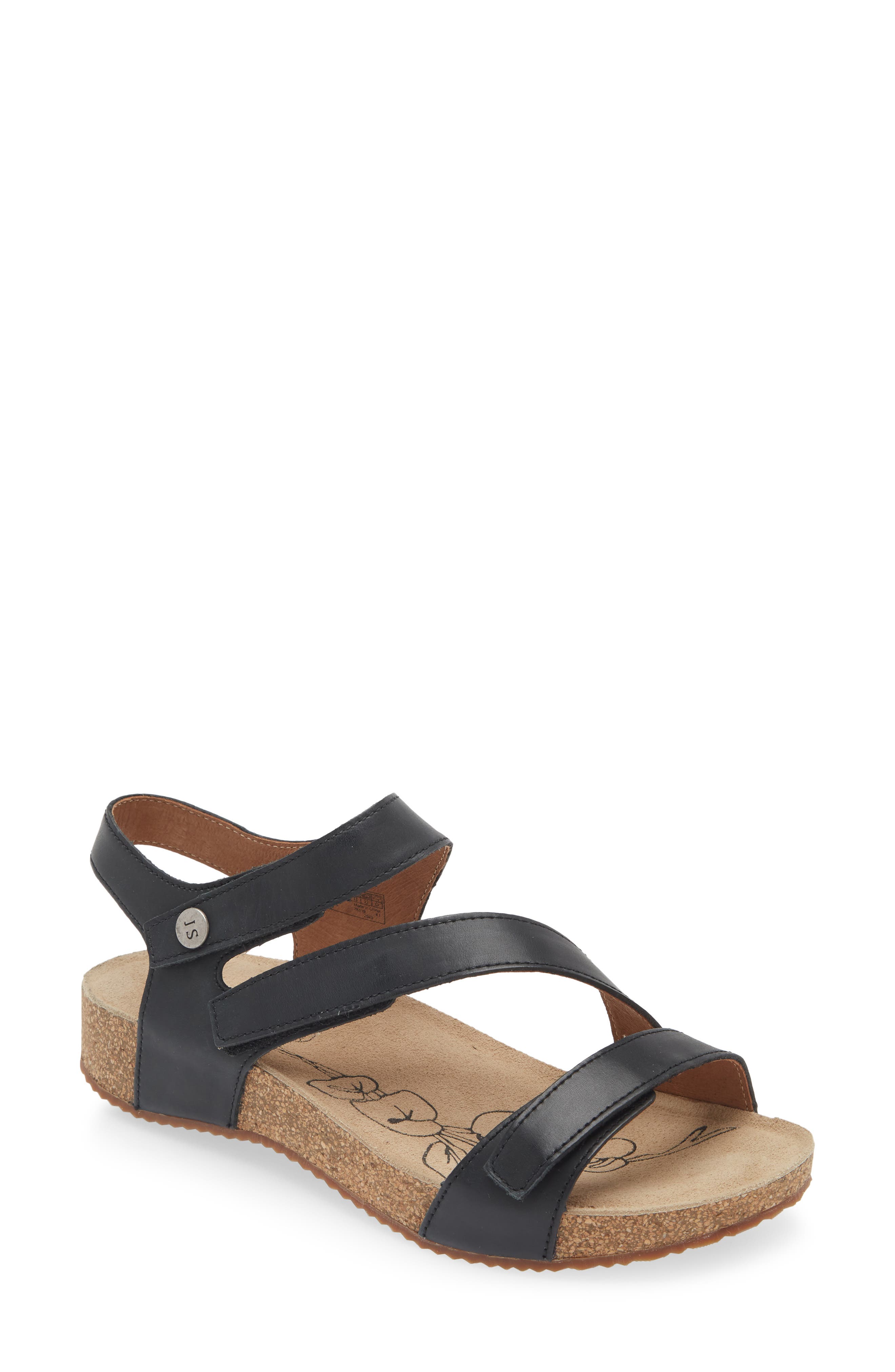 Josef Seibel Tonga 25 Sandal, Alternate, color, Black