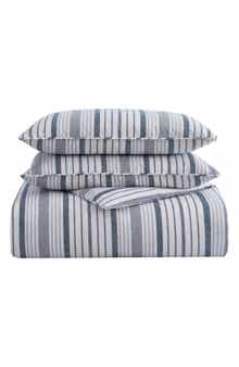 STONE COTTAGE Conrad Reversible Cotton Sateen Comforter & Sham Set