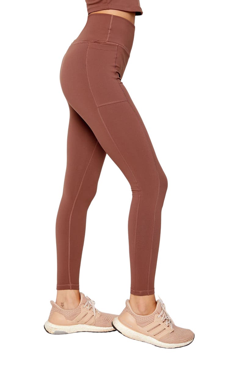 Rebody Active Explore Pocket Cloudlux Legging 26", Alternate, color, Walnut