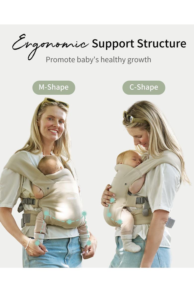 Baby Carrier Newborn to Toddler, Alternate, color, Off-white