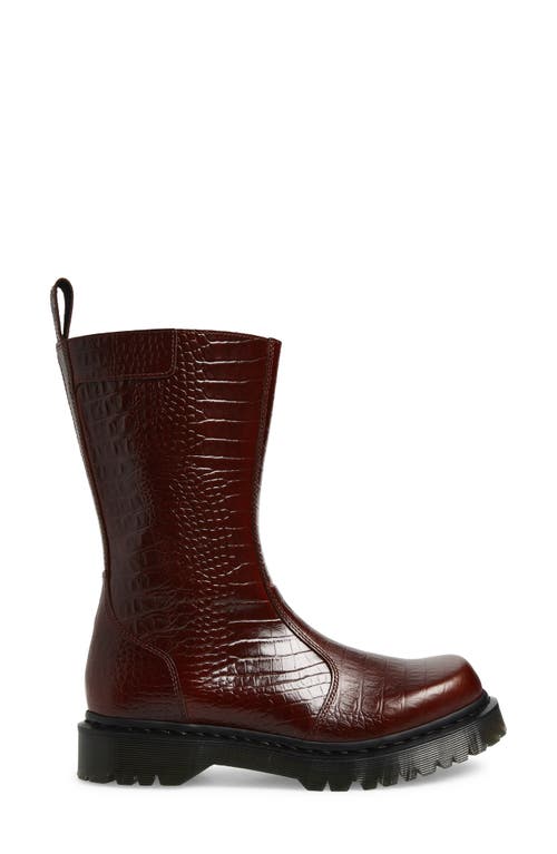 Dr. Martens Regena Refined Lug Sole Boot In Brown