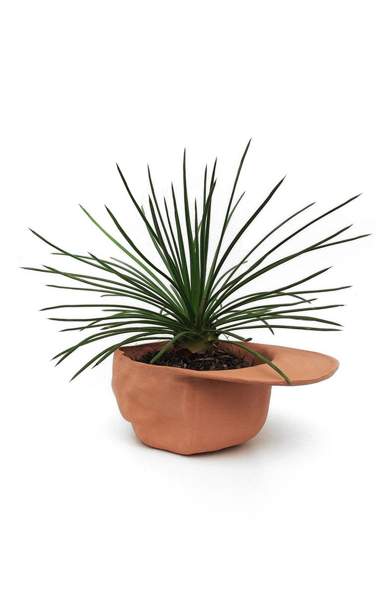 Wyatt Little Hat Ceramic Pot, Main, color, 