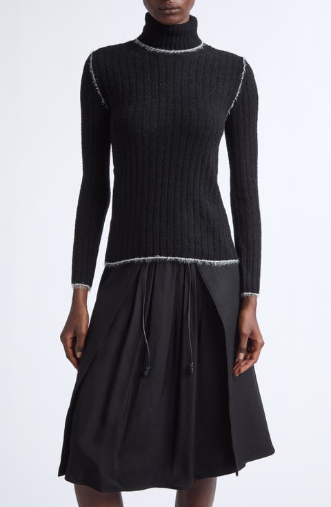 Virgin Wool Turtleneck Sweater