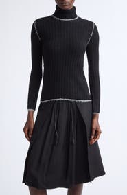 Moncler Virgin Wool Turtleneck Sweater