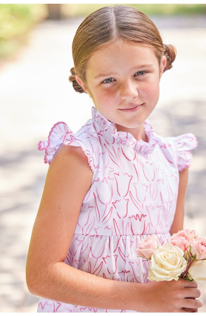 Little English Kids' Tiered Charleston Dress Blend, Alternate, color, Albany Floral