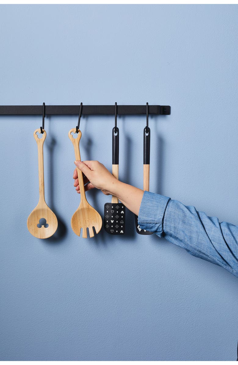 Disney Monochrome 2-Piece Salad Servers, Alternate, color, Natural