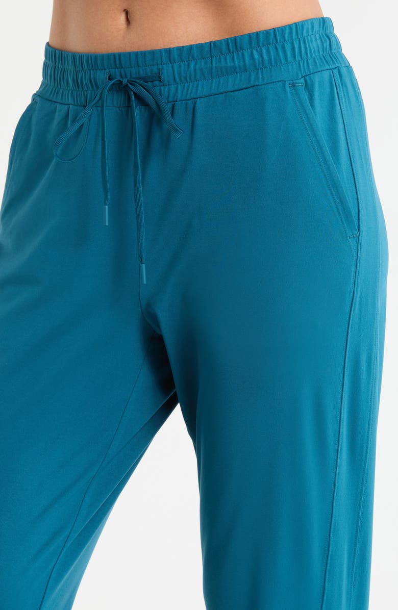 Zella Move In Pocket Joggers, Alternate, color, Teal Seagate