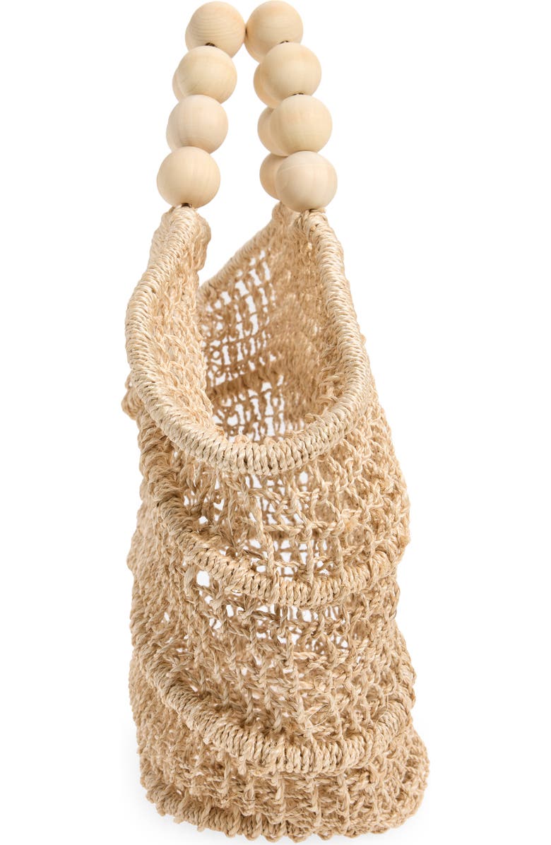 POOLSIDE The Comporta Straw Tote, Alternate, color, Sand